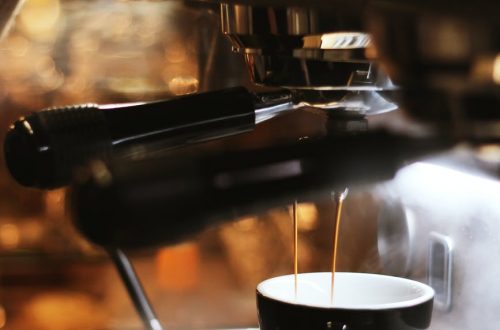 ilustrasi mesin kopi